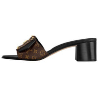 LOUIS VUITTON Slide Slippers Women's Brown