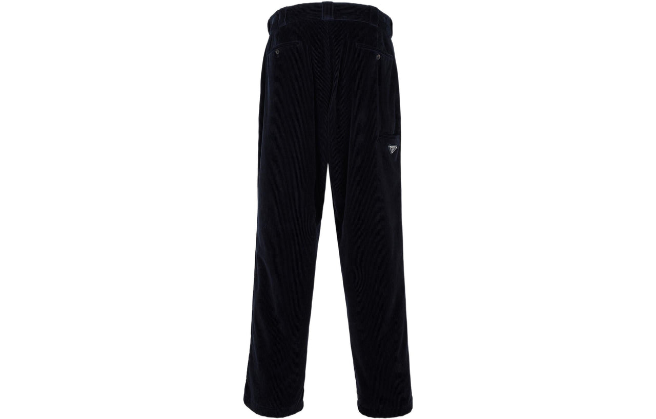 PRADA Corduroy Casual Wide Leg Pants