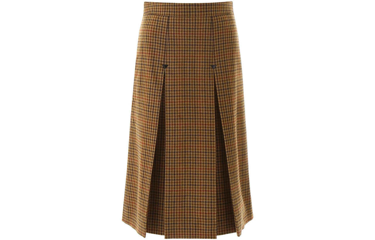 CELINE Casual Long Skirts Women's Yellow