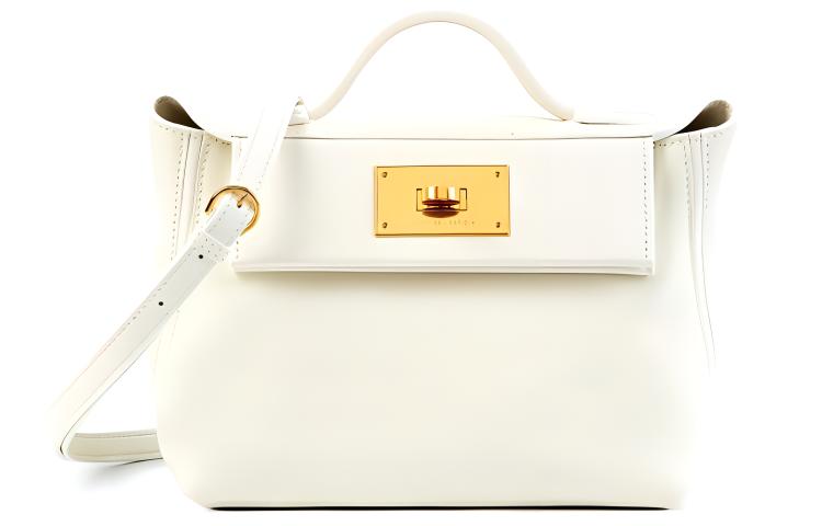 HERMES 24/24 Evercolor With Swift Calfskin Portable One Shoulder Crossbody Fanny Pack Mini Women's White