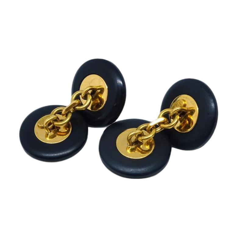CHANEL 1997 Cc Button Clip on Earrings