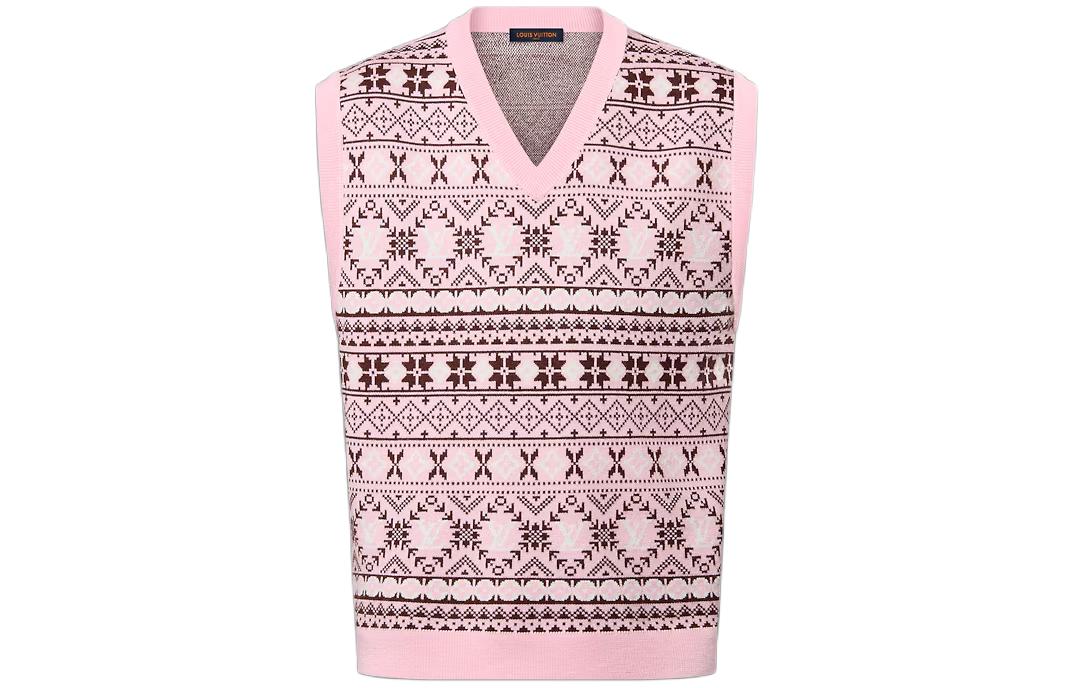 LOUIS VUITTON By Tyler The Creator Fair Isle Jacquared Merino Wool Vest