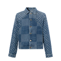 LOUIS VUITTON x Nigo Denim Jacket Men's Navy