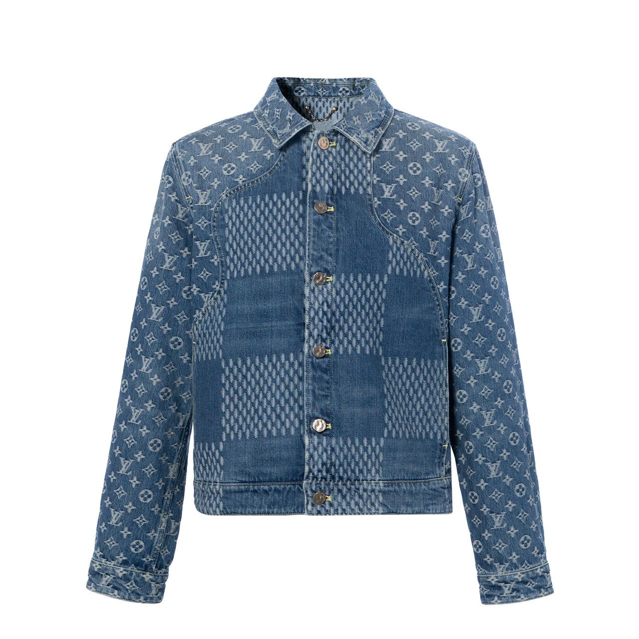 LOUIS VUITTON x Nigo Denim Jacket Men's Navy