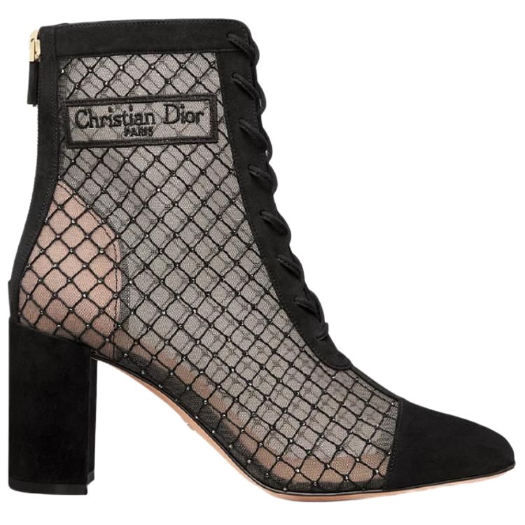 DIOR Naughtily-D Ankle Boots 8cm Women's Black