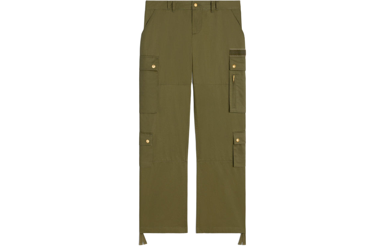 CELINE Cargo Pants In Cotton Linen
