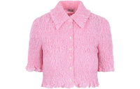 MIU MIU SS22 Crop Tops Women's Pink