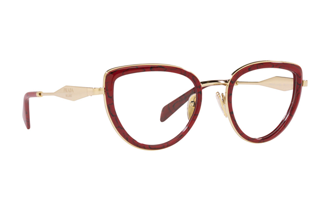 PRADA Eyeglass Frames Women's Red