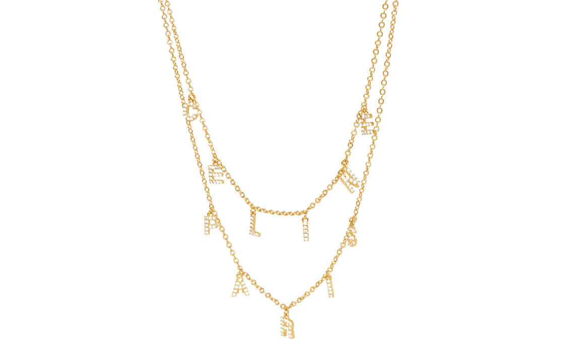 CELINE Necklaces Women's Gold