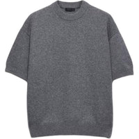 PRADA SS25 Cashmere Sweater Men's Gray