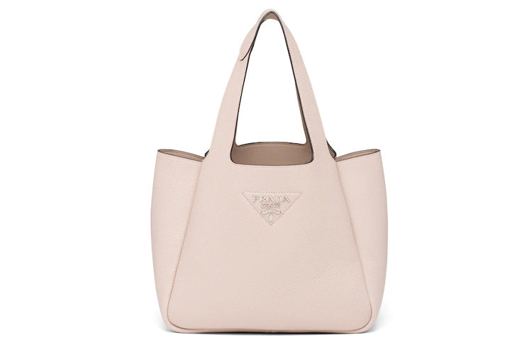 PRADA Calfskin Handbag Women's Lotus Pink