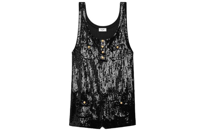 CELINE Bodysuits Women's Black