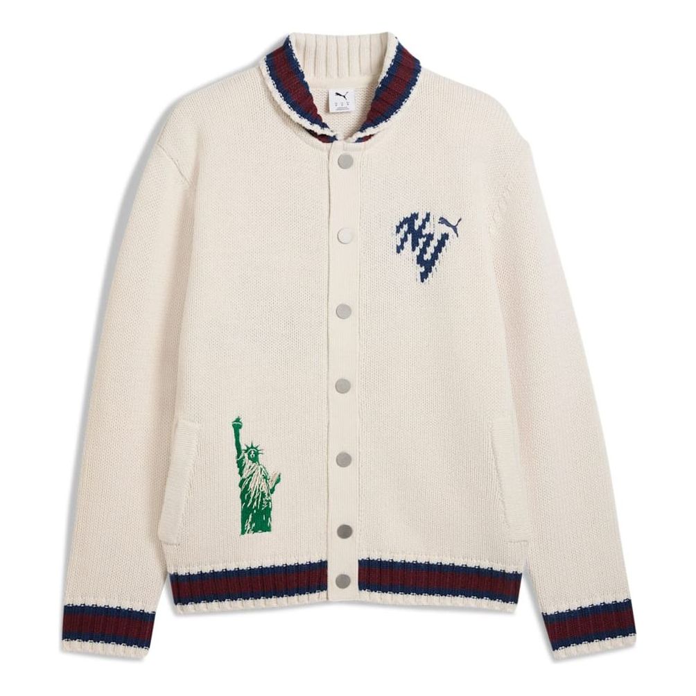 PUMA x NYC Varsity Cardigan 'Alpine Snow' 633898-87