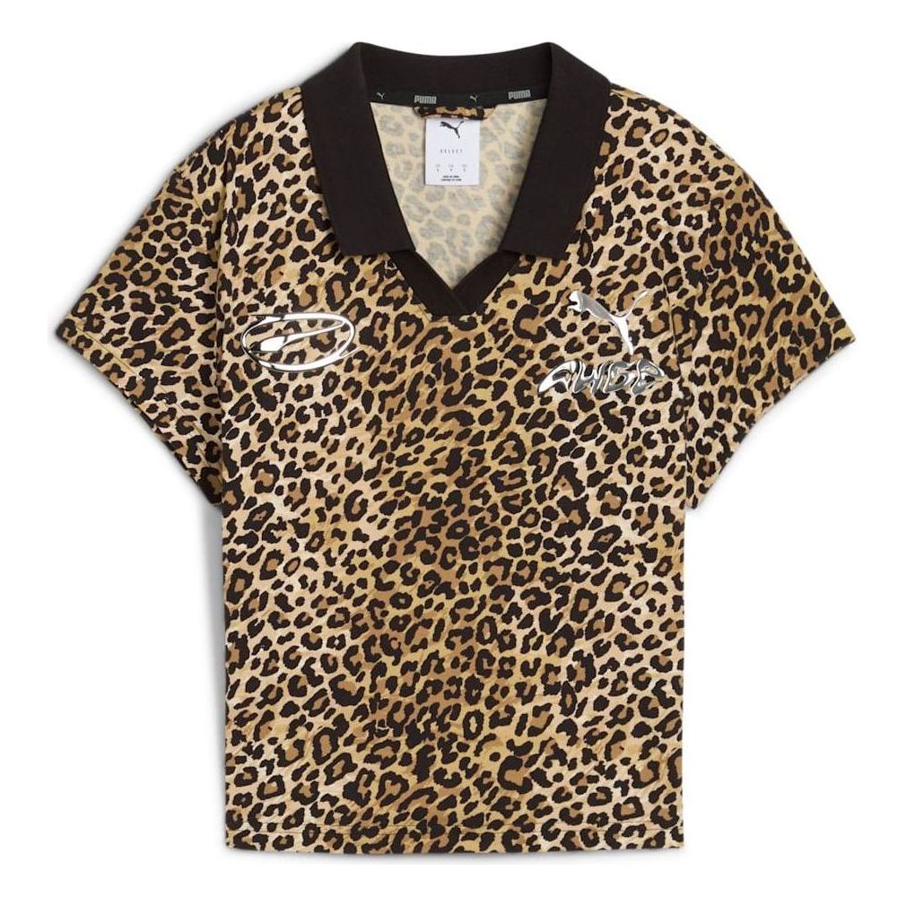 (WMNS) PUMA x A$AP ROCKY Baby T-Shirt 'Warm Beige AOP' 636099-05