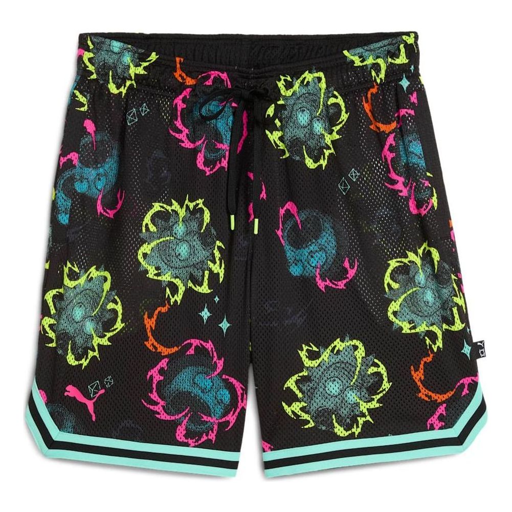 PUMA x RICK AND MORTY 5.5" Shorts 'PUMA Black AOP' 633096-01