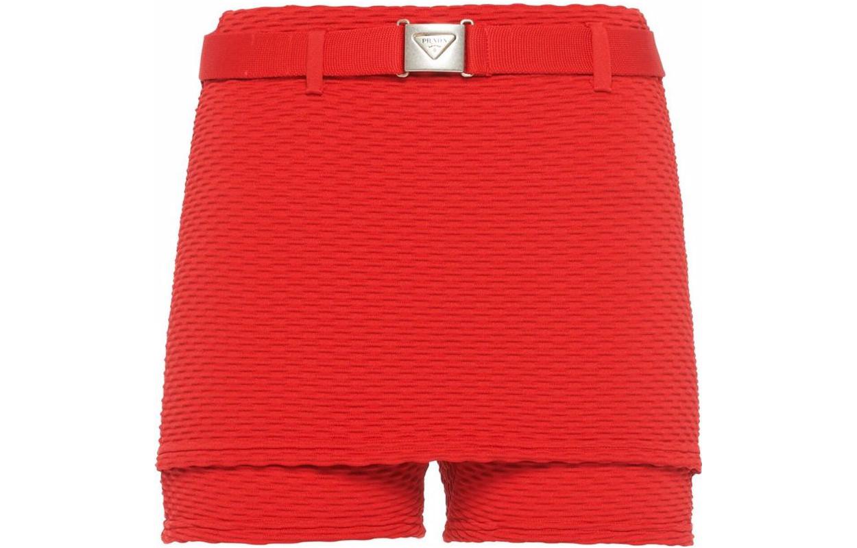 PRADA Casual Shorts Women's Red