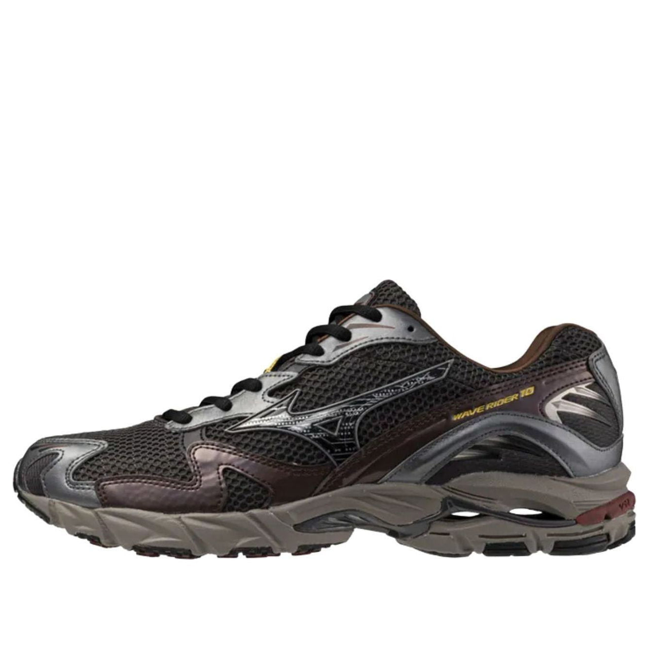 Mizuno Wave Rider 10 'Black Sand Chicory Coffee' D1GA243112