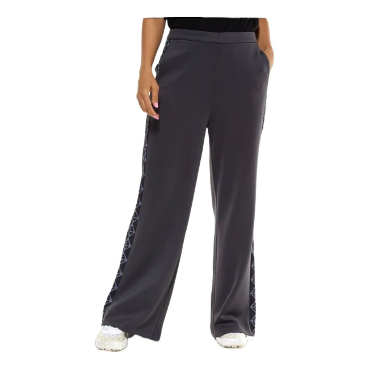 (WMNS) House of Cenmar High Waist Trousers 'Grey' HOC-GFP