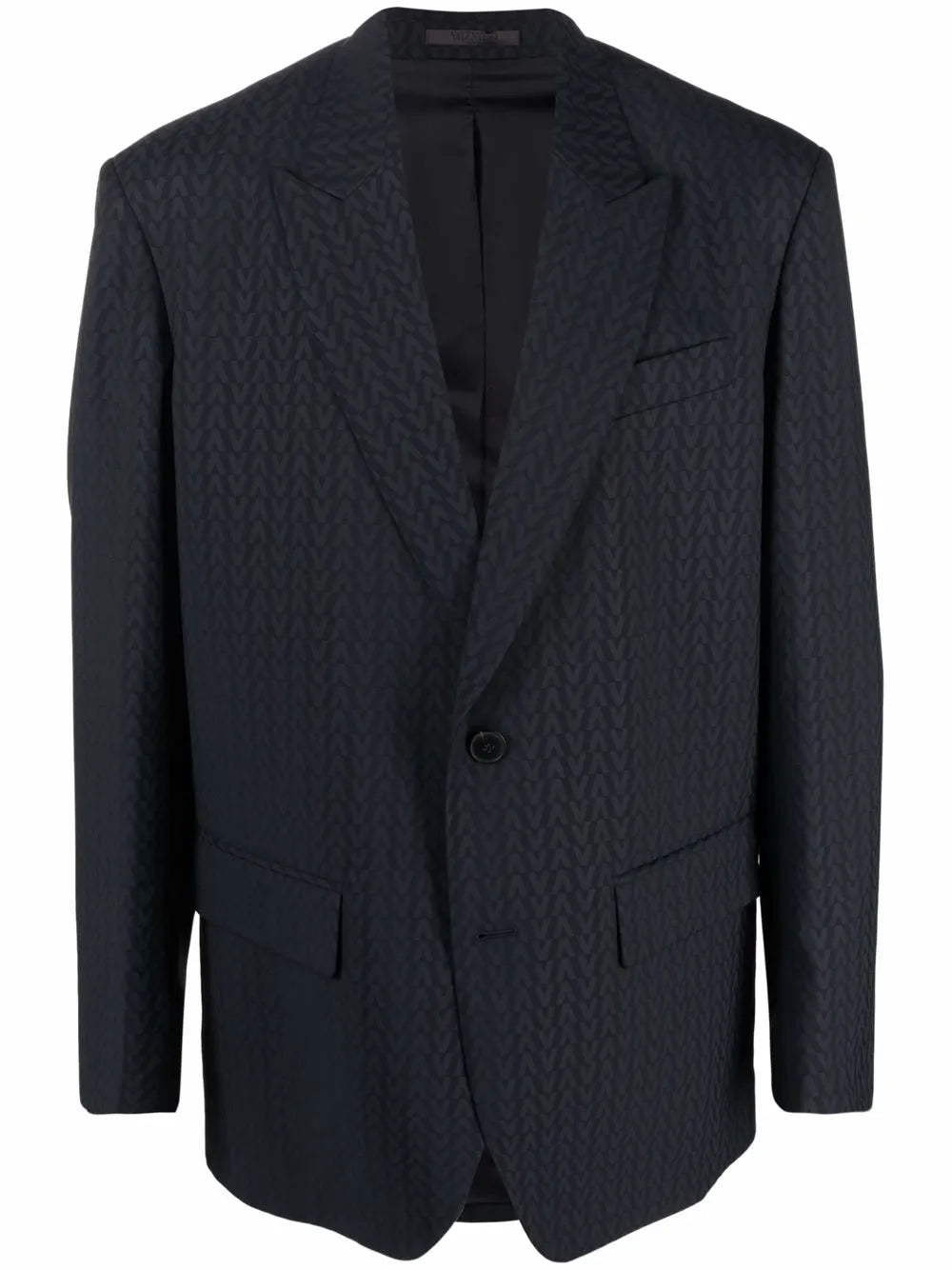 Valentino Garavani Monogram-Jacquard Wool Jacket