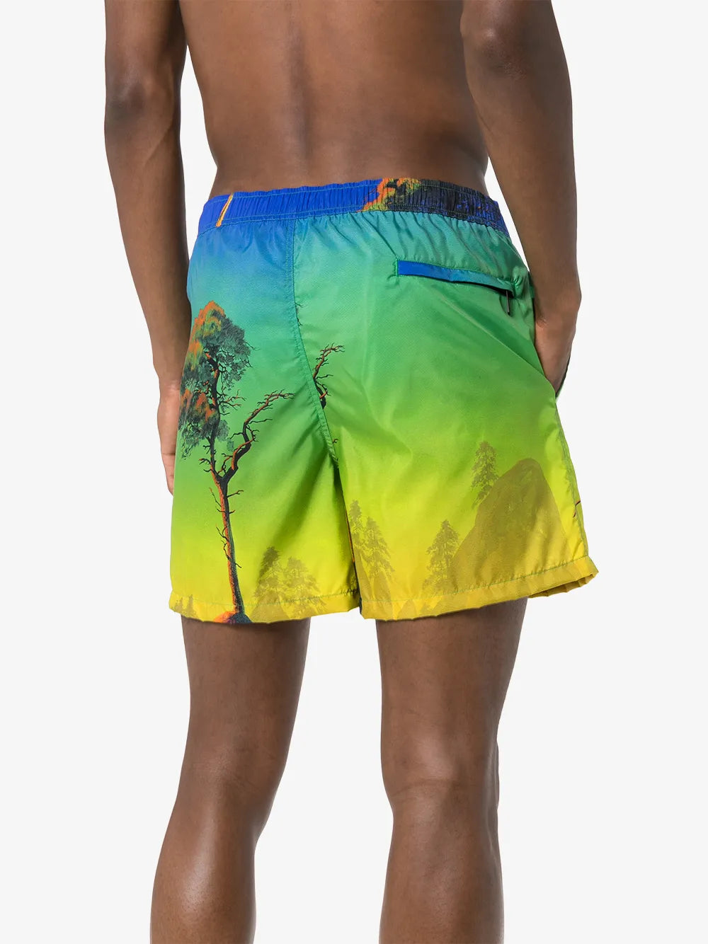 Valentino Garavani Dragon At Dawn Print Swim Shorts