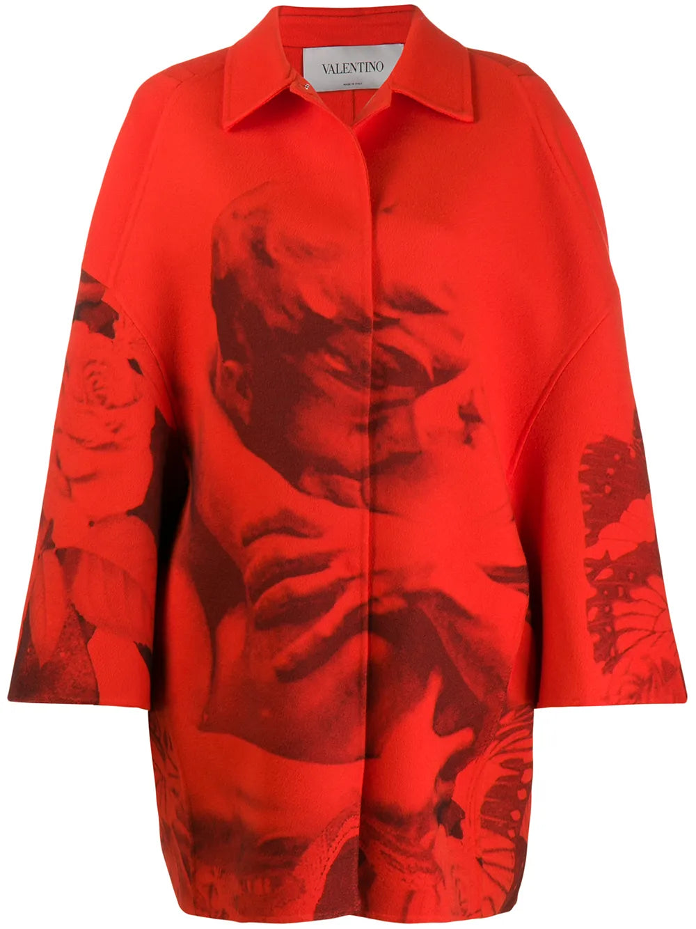 Valentino Garavani X Undercover Lovers Print Oversized Coat