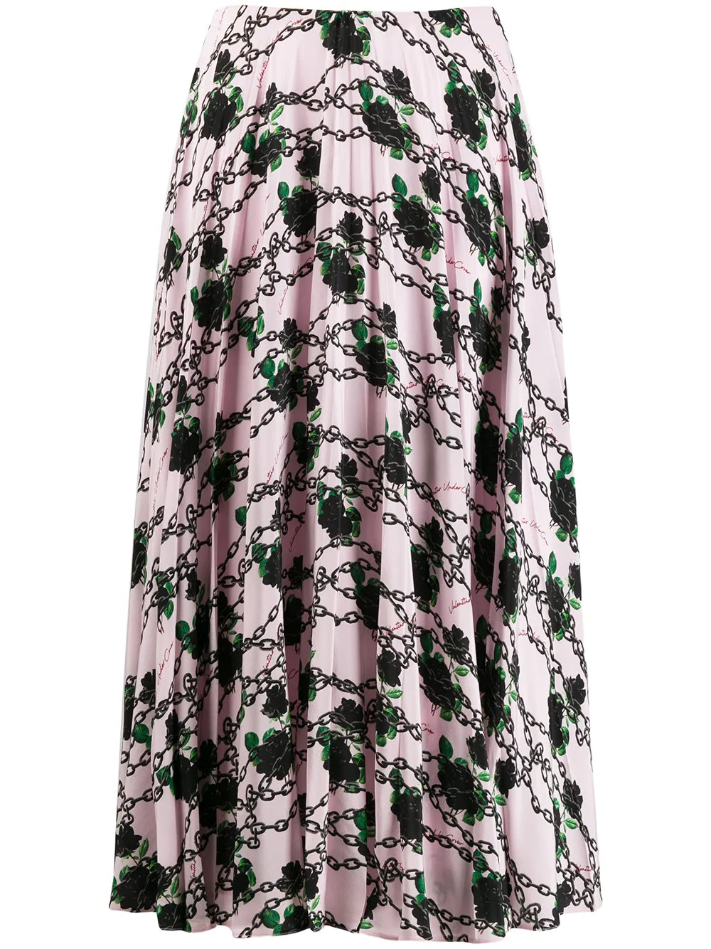 Valentino Garavani X Undercover Silk Pleated Skirt