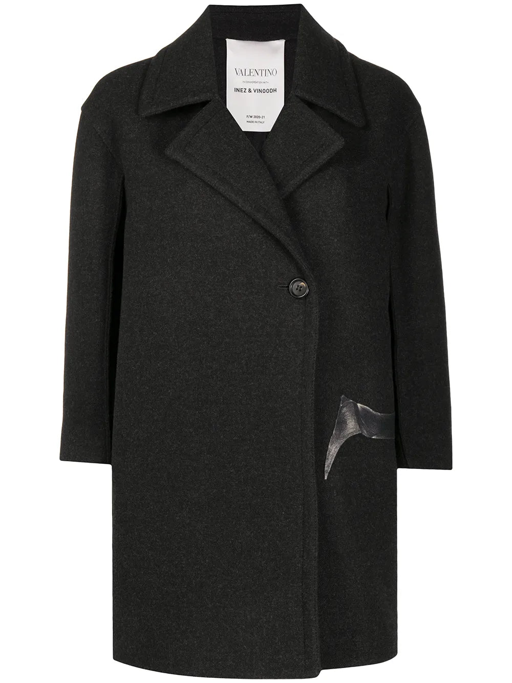 Valentino Garavani Flowersity Single-Breasted Coat