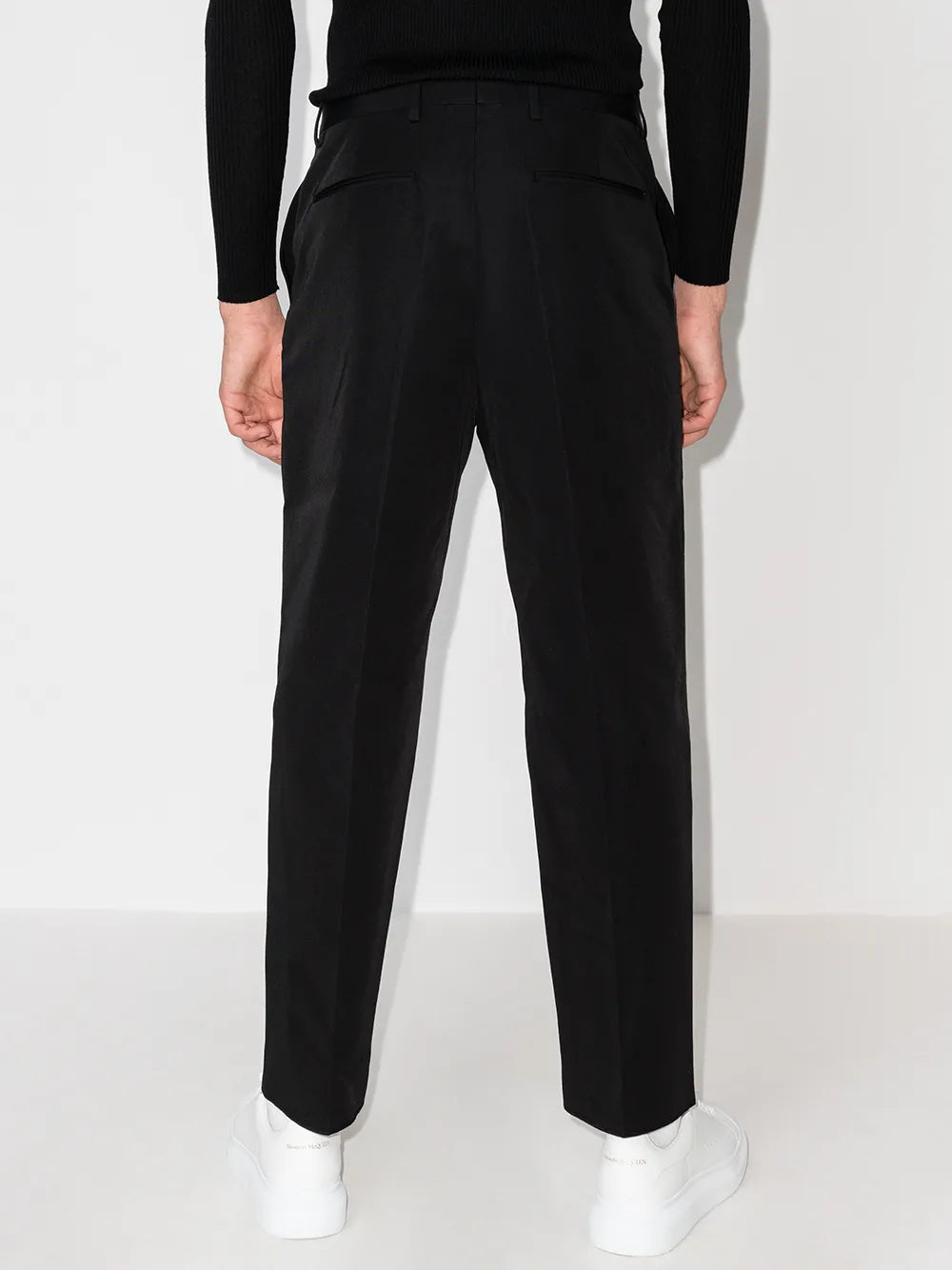 Valentino Garavani Logo-Embroidered Tailored Trousers