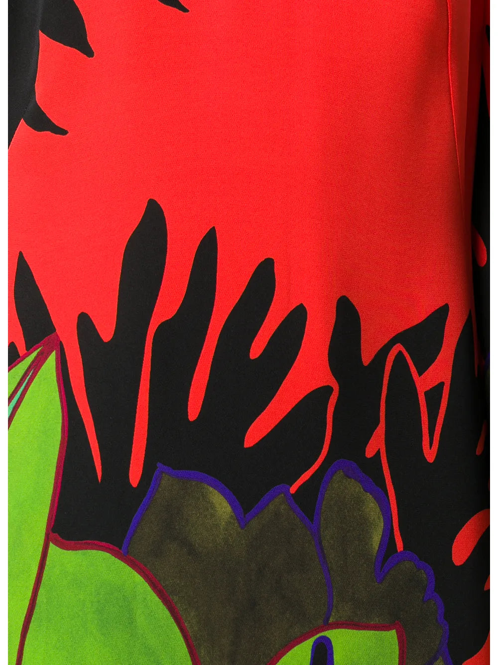 Valentino Garavani Monkey Forest Print Midi Dress