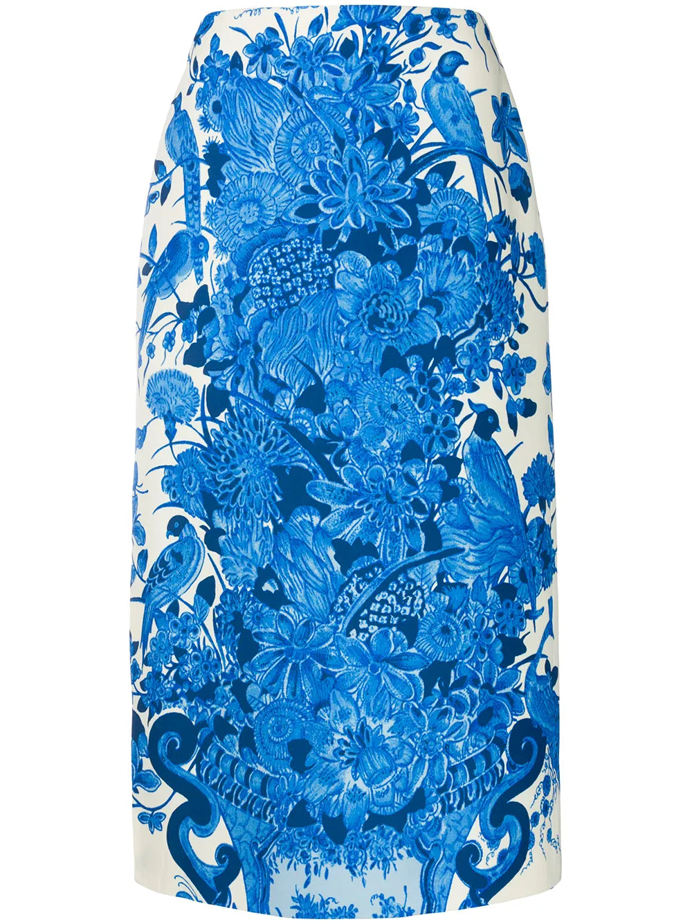 Valentino Garavani Floral-Print Mid-Length Skirt
