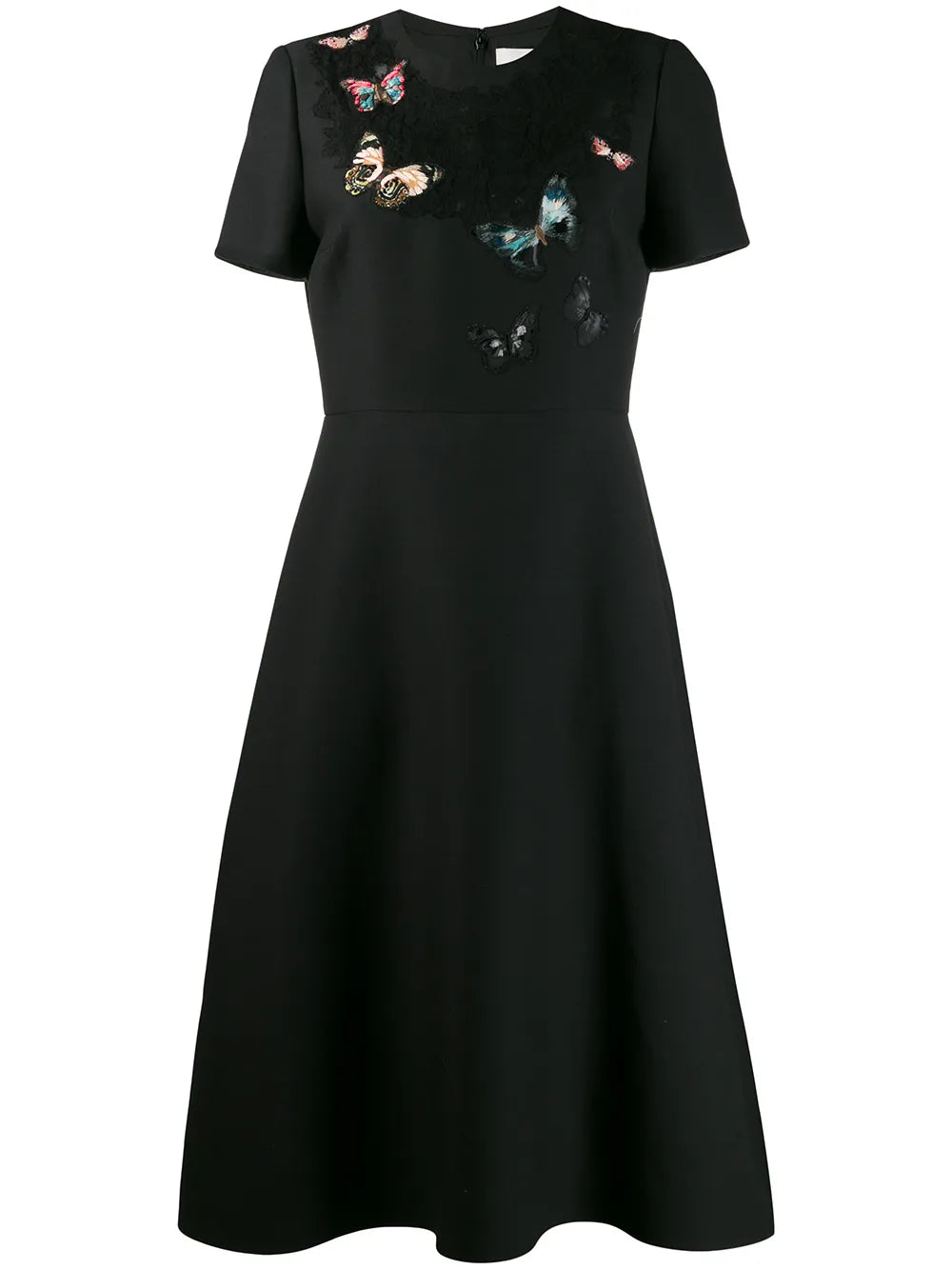 Valentino Garavani Embroidered Crêpe Couture Dress