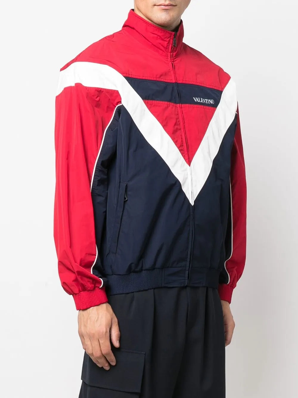 Valentino Garavani Vlogo-Print Sports Jacket