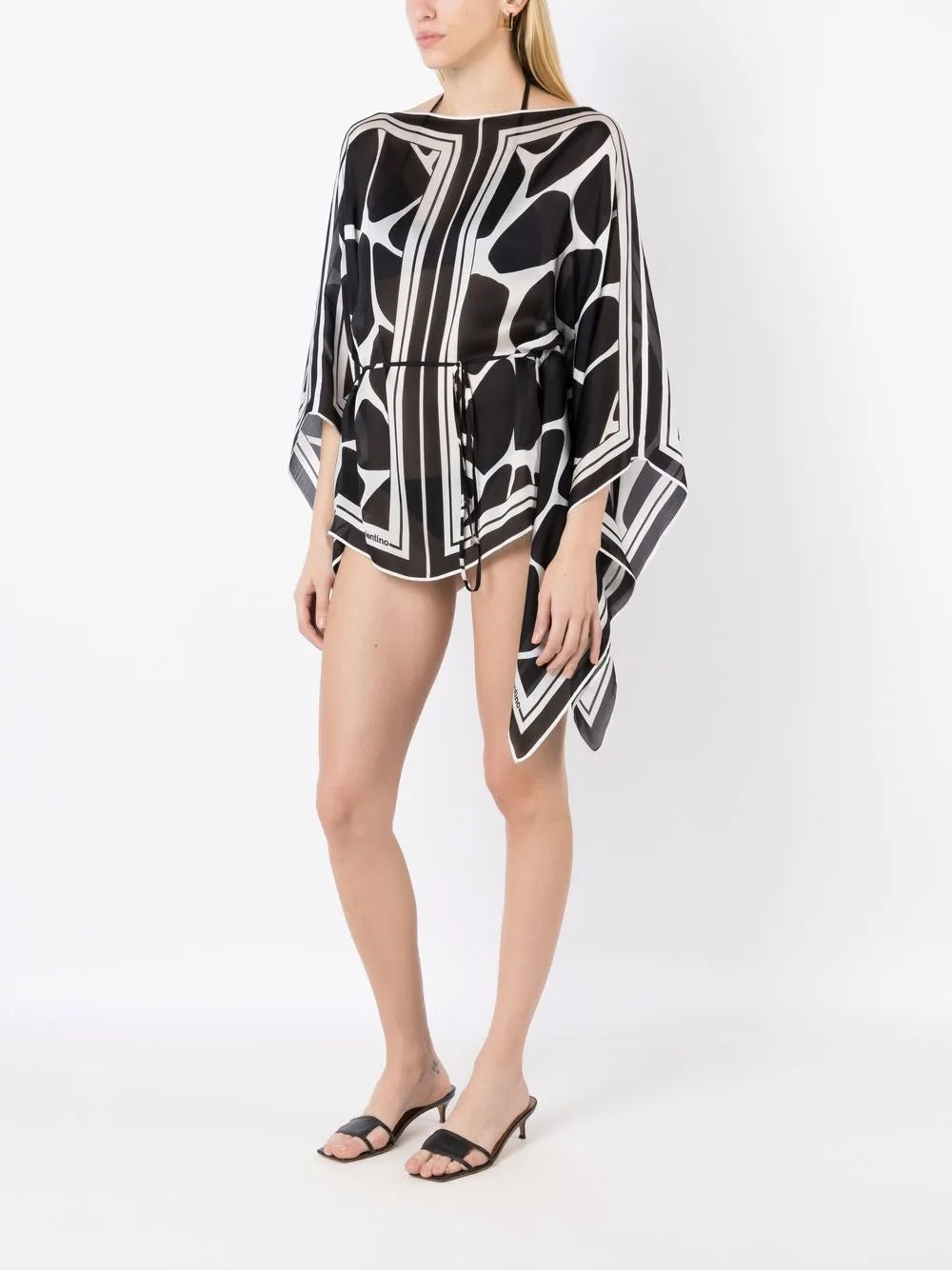 Valentino Garavani Two-Tone Silk Cover-Up