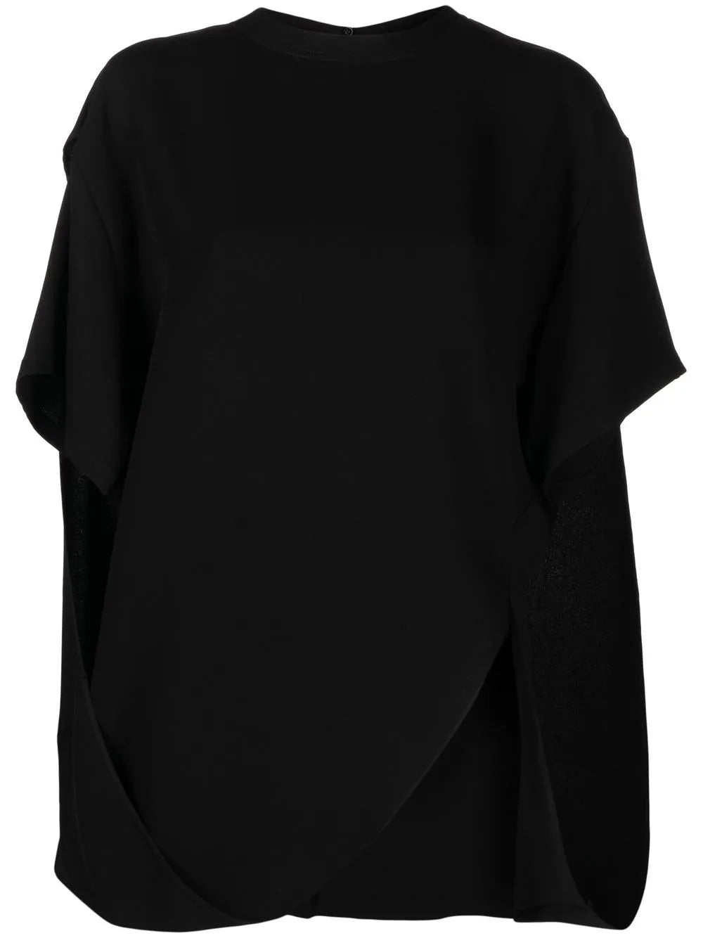 Valentino Garavani Drape-Detail Asymmetric T-Shirt