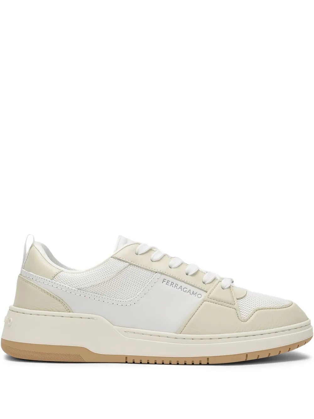 Ferragamo Panelled Leather Sneakers