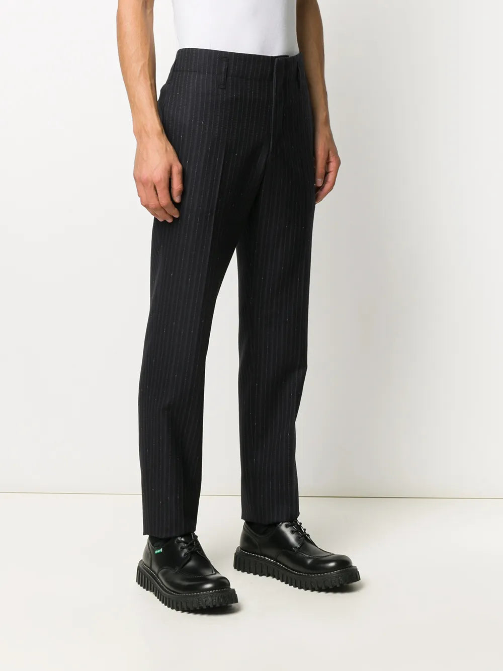 Ferragamo Pinstriped Straight-Leg Trousers