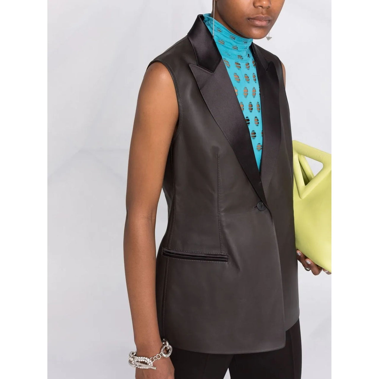 Ferragamo Leather-Vest