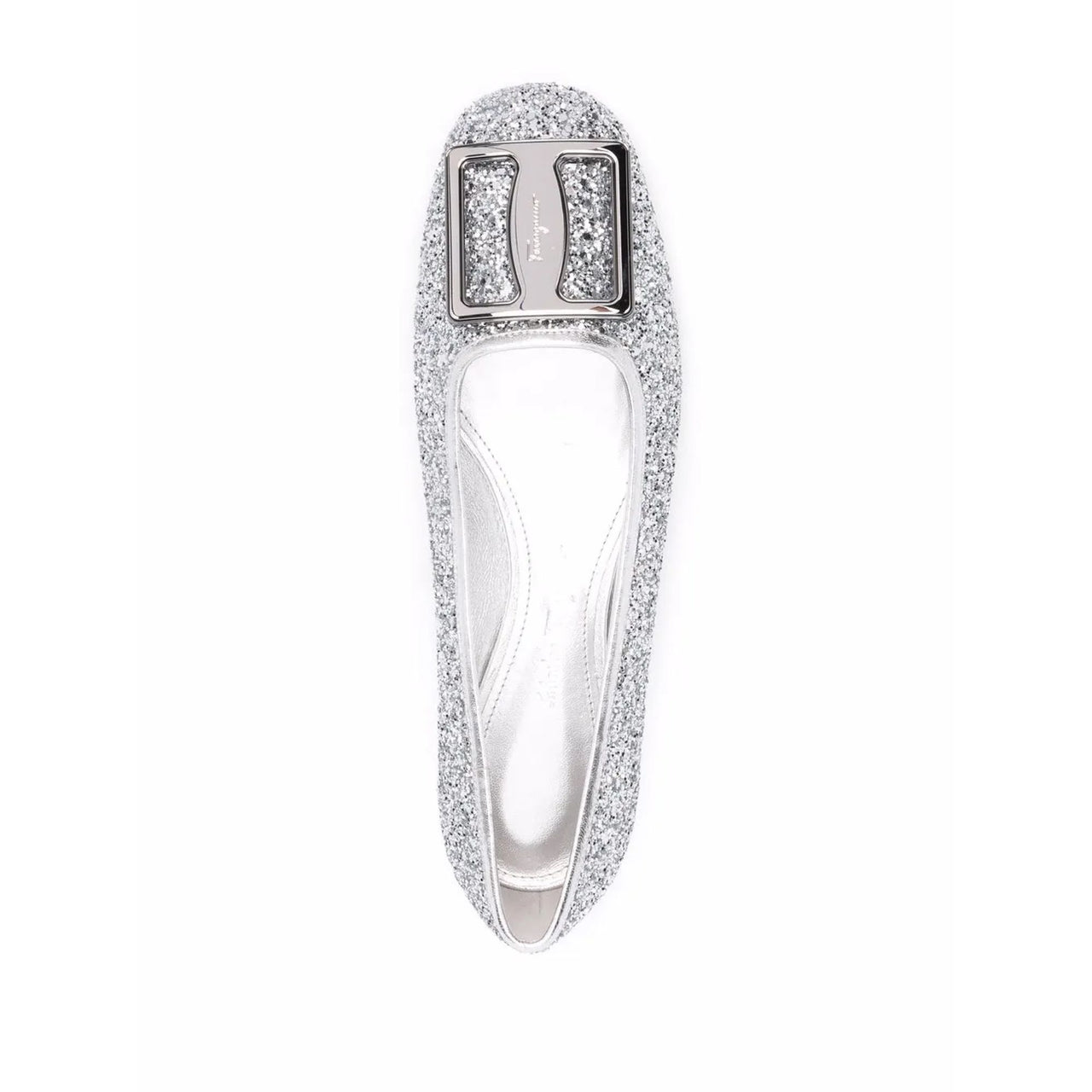 Ferragamo Logo-Plaque Ballerina Shoes