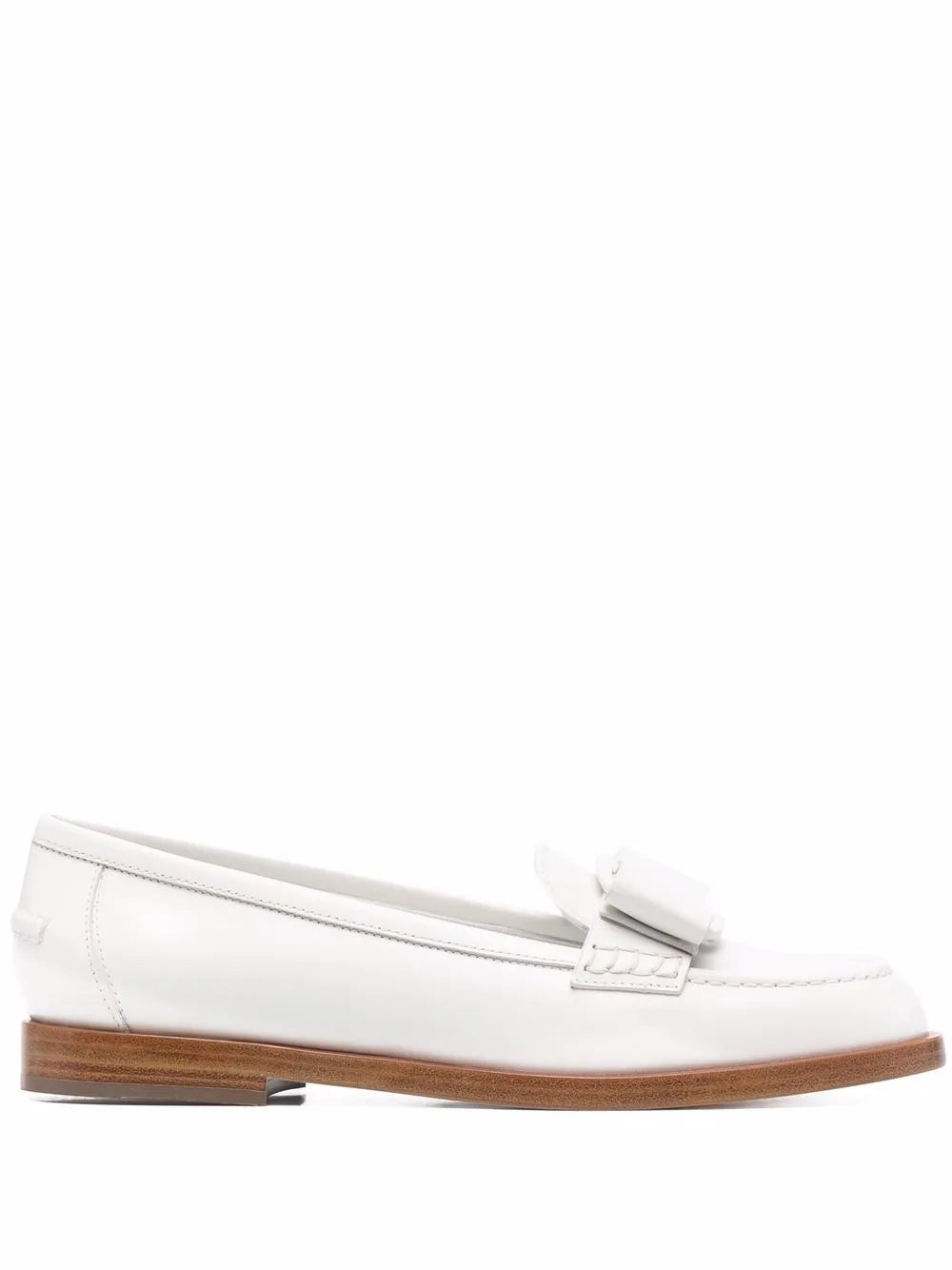 Ferragamo Viva Bow-Embellished Loafers