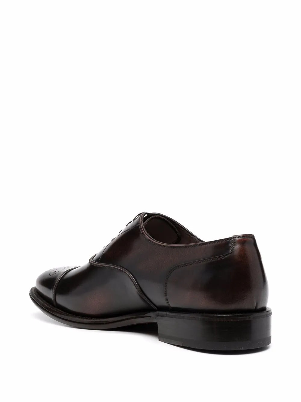 Ferragamo Perforated-Design Oxford Shoes