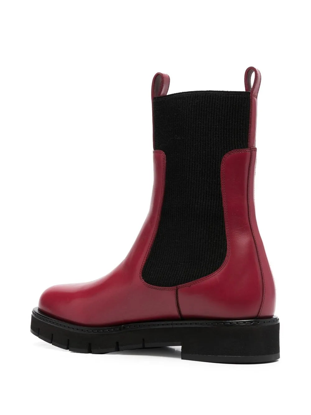 Ferragamo Ribbed 40Mm Chelsea Boots