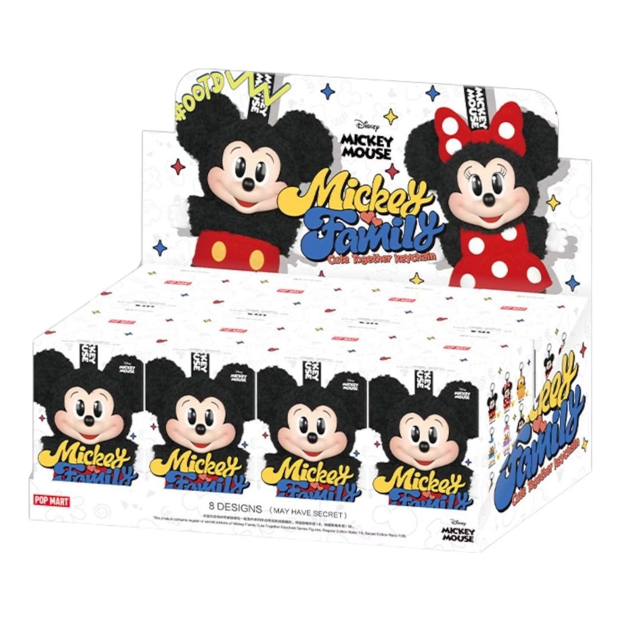 Pop Mart Disney Mickey Family Together Keychain Sealed Case (8 Blind Boxes) PPMT-2502-0022-806417074