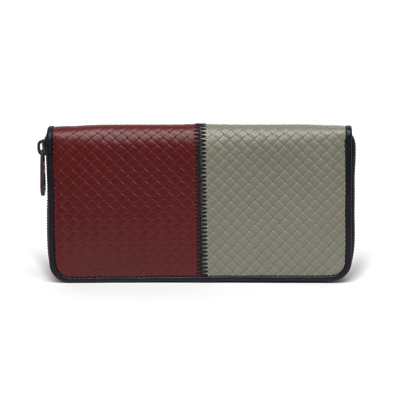 Bottega Veneta Bi-color Leather Long Wallet