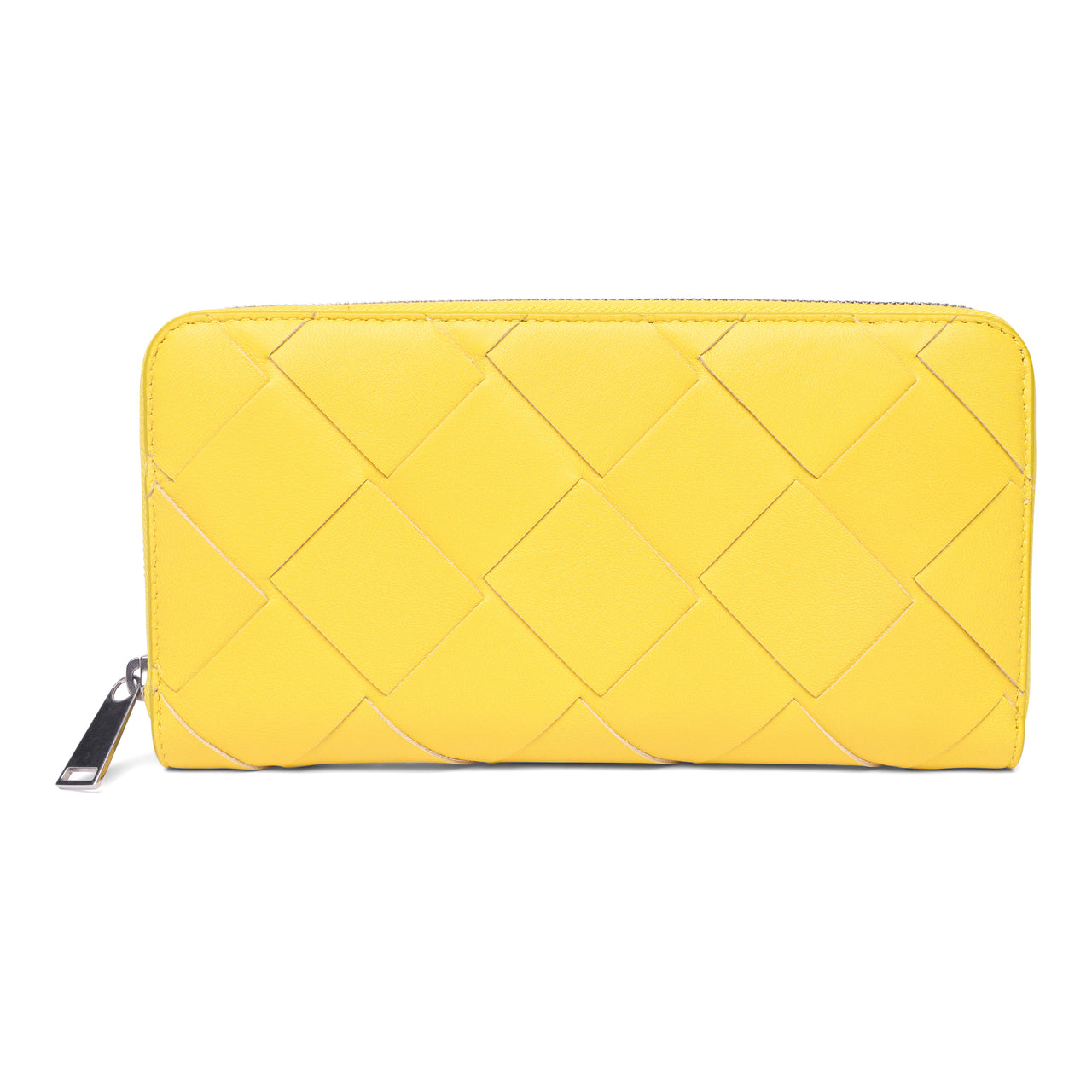 Bottega Veneta Intrecciato Leather Zip Around Wallet