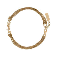 SAINT LAURENT Cassandre Chain Bracelet