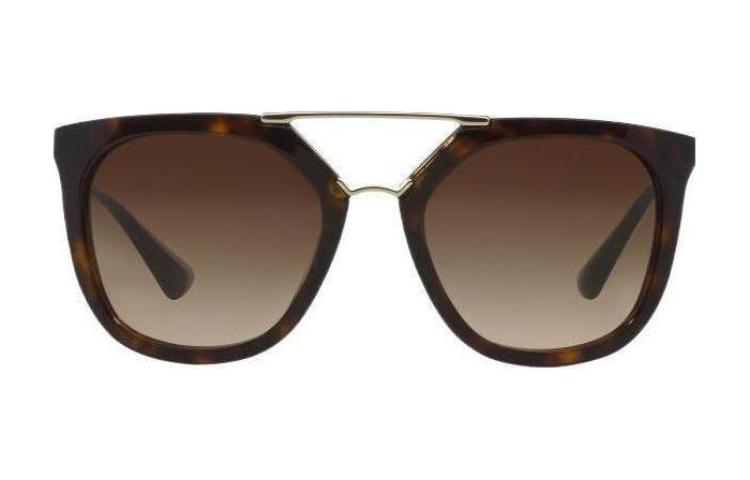 PRADA Cat Eye Sunglasses Women's Brown