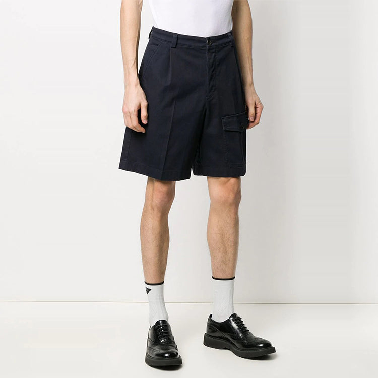 PRADA Casual Shorts Men Navy Blue