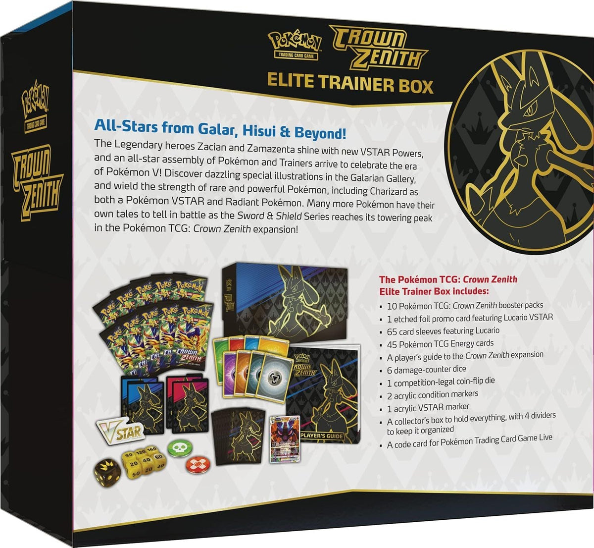 Pokemon Card Eng. Sword & Shield 'Crown Zenith Elite Trainer Box' 290-85147