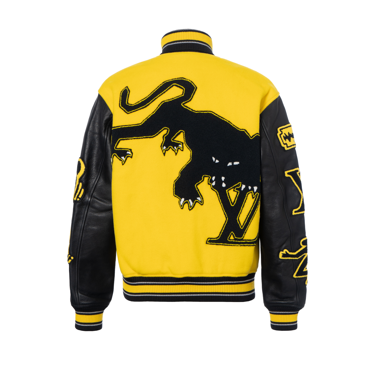 LOUIS VUITTON Leather Embroidered Varsity