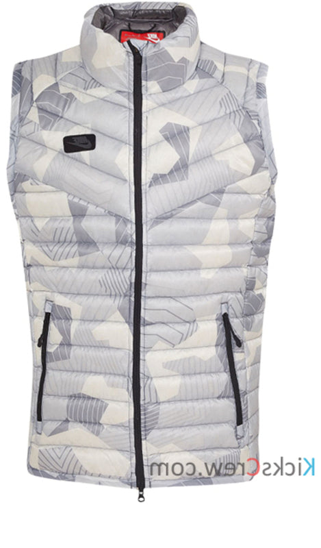 سترة Nike Sportswear Down Fill AOP Guild "White Grey" 823682-100